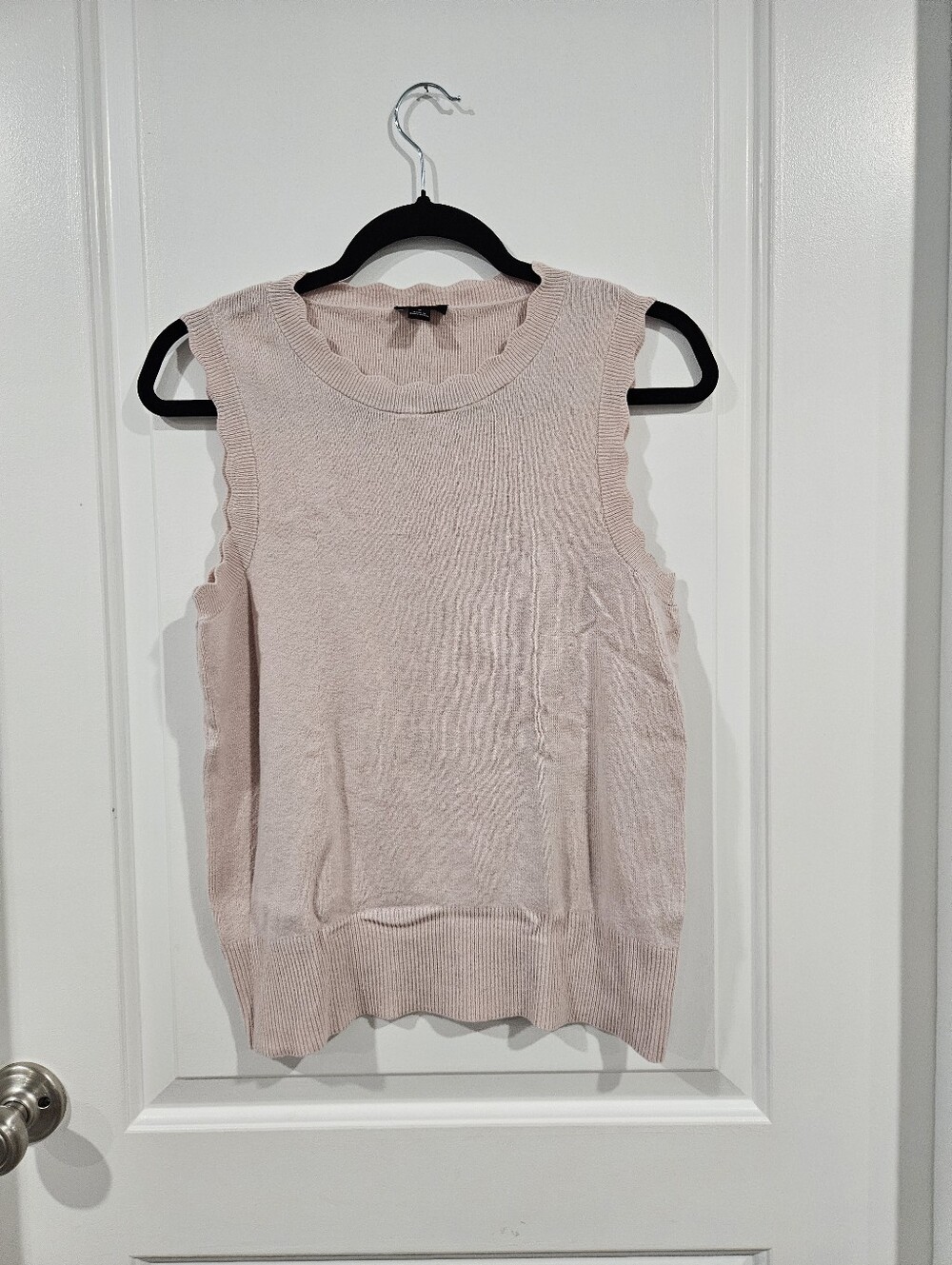 Ann Taylor Factory Pink Neck Knit Top